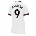 Maillot de foot Manchester City Erling Haaland #9 Extérieur vêtements Femmes 2023-24 Manches Courtes